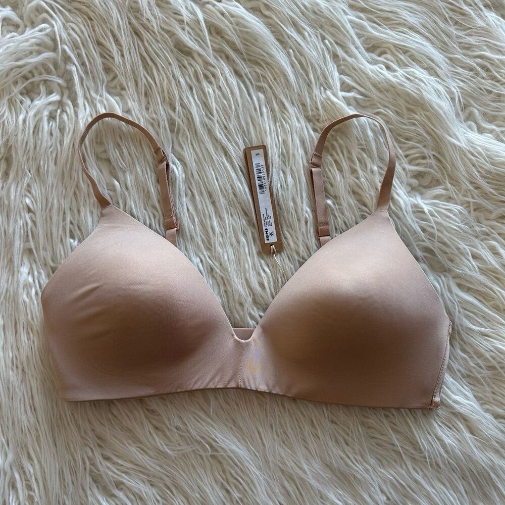 Skims Wireless Form T-shirt Bra Clay Size 36B